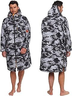 WAVE Oversized Waterproof Fleece-Lined Changing Robe | Quick Dry Wetsuit Changing Coat | Unisex