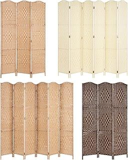 Hartleys Solid Weave Hand Made Wicker Room Divider - Choice of Size and Colour