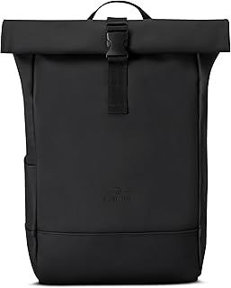 Johnny Urban Backpack Womens & Mens - Harvey Medium - Sleek Roll Top Laptop Rucksack for Work Travel University - Ladies Daypack - Water-repellant