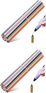 PartyKindom 2sets Printing Pen 3D Pen Filament 3-d Painting Pen 3D Pens for Ages 10-12 3D Doodler Pen 3D Printer Filament 3D Printing Supplies 3D Printer Supply 3D Pen Wires 110pcs*2