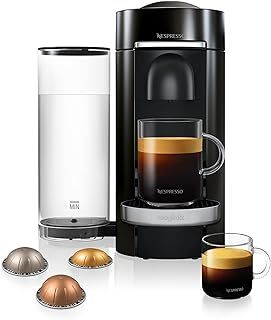 Nespresso 11385 Vertuo Plus Coffee Machine, Plastic, 1260 W, 1.8 liters, Black