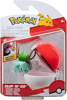 Pokémon Clip ‘N’ Go Bulbasaur and Poké Ball Includes 2-Inch Battle Figure and Nest Ball Accessory