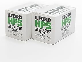 Ilford HP5 Plus Black and White Printer Film, 35 mm, ISO 400, 36 Poses 2-Pack