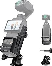 K&F Concept Osmo Pocket 3 Expansion Frame Adapter Mount Protective Bracket Adapter Protection Accessories for DJI Osmo Pocket 3 Plastic Frame 1/4 Cold Shoe Action Camera Mount
