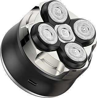 Head Shavers for Men, 2-Speed Mens Shaver, IPX6 Waterproof, Magnetic Ergonomic Design, LED Display, Rechargeable Electric Razor
