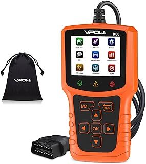 OBD2 Code Reader Diagnostic Scanner: OBD Car Scanner Tool Check Engine Light Fault Code Reader - Auto Car Diagnostic Tool for BMW Ford VW Audi All OBDII Vehicles with Live Data Battery Test