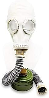 Gas Mask Set - WWII Russian Military Replica, Rubber, Unisex-Kids, XL, Grey