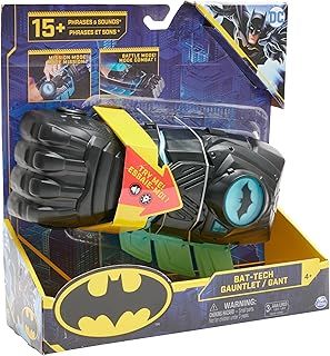 DC Comics BATMAN Interactive Gauntlet with Over 15 Phrases and Sounds, for Kids Aged 4 and Up