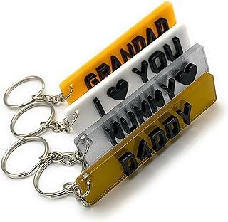 Personalised Car Number Plate Keyring Custom Name Car Registration Licence Key Ring Name Keychain