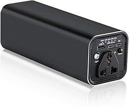 Laptop Power Bank with AC Outlet, 31200mAh 120W Portabale External Battery Pack, PD 65W Dual-Way Fast Charging Laptop Charger Battery for Business Travel Outdoor Camping Home Emergency Outage