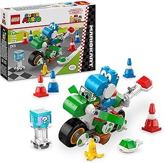 LEGO Super Mario: Mario Kart – Yoshi Bike Set, Building Toy for 7 Plus Year Old Boys & Girls, with Character Figure for Independent Play, Birthday Gift Idea for Gamers 72031