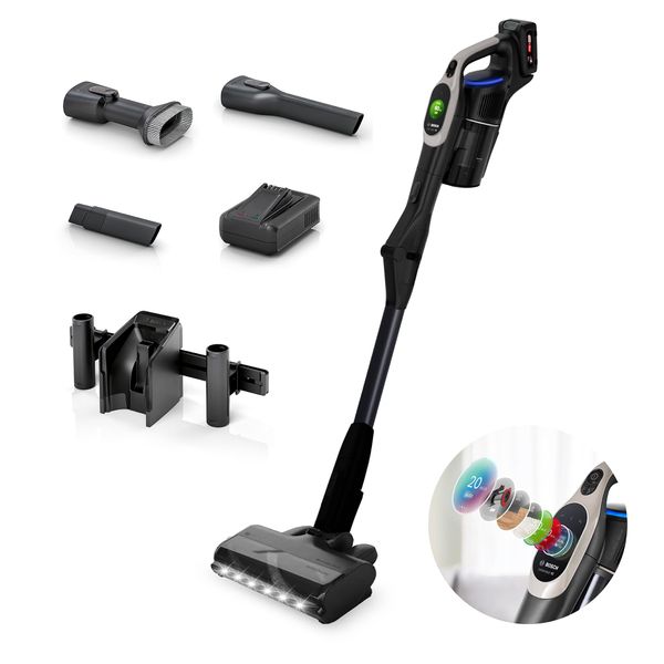 Bosch Unlimited 10 Powerful Cordless Stick Vacuum Cleaner,BBS1041GGB,Greige