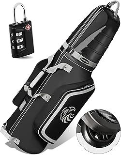 Yamato Golf Travel Bag - Hard Shell Top Golf Travel Case for Clubs, Airlines, Luggage with Wheels, TSA-Approved Lock