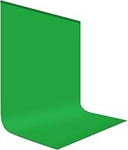 UTEBIT Green Screen, 5x6.5ft/1.5x2m Chromakey Green Screen Portable Collapsible Green Background Screen Polyester Green Backdrop for Live Streaming Zoom Video Filming Photography Studio