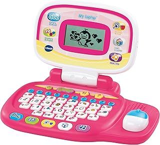 VTech Pre School Laptop Interactive Educational Kids Computer Toy with 30 Activities Suitable for Children 3, 4, 5+ Year Olds Boys & Girls, Pink,English Version