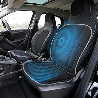 Medipaq Ergonomic Car Seat Cushion (2025 Upgrade) – Lumbar Support Pad with 24 Cooling Air Pockets, 8 Magnets for Non-Slip Fit and 2 Fixing Straps – For Pain Relief and Driving Comfort