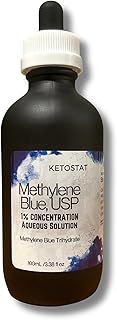 Methylene Blue USP 4 oz / 100 ml 1% Concentration Solution +99% Purity