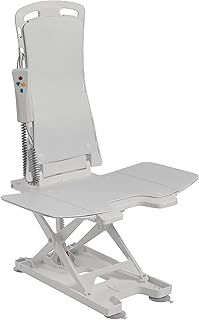 Bellavita Bathlift Lightweight Reclining Bath Lift Chair (White Covers)