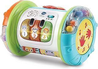 VTech Baby Explore & Discover Roller, Interactive Baby Toy with Gears, Rollers, Beads, Lights & Music, Roll & Push Gift for Infants 6, 9, 12 months +, English version