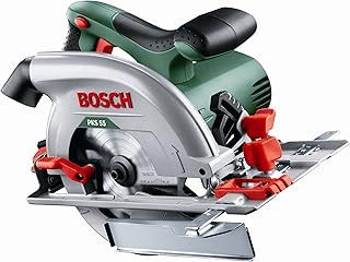 Bosch Circular Saw PKS 55 (1200 W, Saw Blade, Parallel Guide, in Carton Packaging)