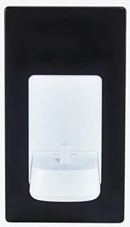 In-wall electric toothbrush charger by ProofVision Compatible with Oral B and Braun BLACK FINISH