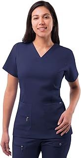 Adar Pro Scrubs for Women - Elevated V-Neck Scrub Top