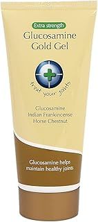 Snowden Glucosamine Gold Gel 200ml - Muscle and Joint Pain Relief - High Strength Natural Ingredients, Glucosamine, Horse Chestnut, Indian Frankincense - Ultra Non-Sticky Muscle Rub Treatment