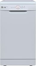 Hoover H-DISH 500 Freestanding Slimline Dishwasher, 10 Place Settings, Class E, Total Care Programme & Quick Wash, Eco Mode, White, 45x61x85 cm - HDPH 2D1049W-80