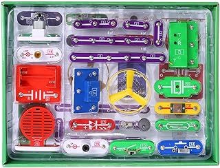 VFENG Circuit Kits Toys for Kids, Electronics board kit, Experiment Science Kit with 31 Snap Parts, 335 Power Project for Boys and Girls