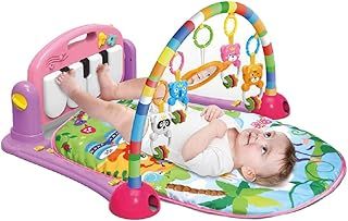 Large Baby Play Mat -Kick and Play Piano Gym -Activity Mats for Infants -Tummy Time-Educational Toys for 0-6-12-18Month+Boys and Girls