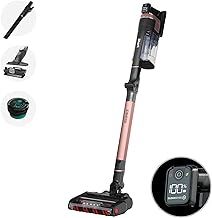 Shark Stratos Cordless Stick Vacuum Cleaner with Anti Hair Wrap Plus, Clean Sense IQ & Anti-Odour Technology, 60 Mins Run-Time, Removable Battery, 2 Attachments, Charcoal/Rose Gold IZ400UK