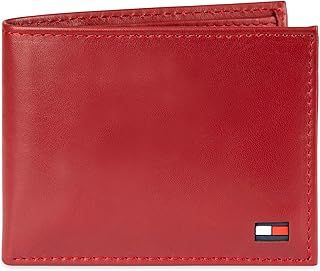 Tommy Hilfiger Men's Dore Passcase Billfold Wallet,Navy,One Size