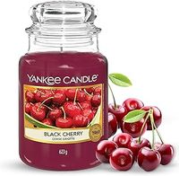 Yankee Candle Scented Candle | Black Cherry Large Jar Candle | Long Burning Candles: up to 150 Hours for Women