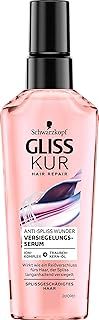 Gliss Kur Serum Anti-Split Ends Miracle (75ml) Hair Serum Provides Long Lasting Split Ends Sealing and Protects Hair While Blow Drying