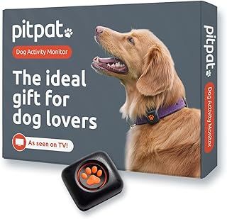 PitPat Dog Activity And Fitness Monitor (No GPS) - No Recharging or Subscription Required - Suitable for All Dogs And Fits All Collars - Smart Activity Tracker - 100% Waterproof Dog Fitness Tracker