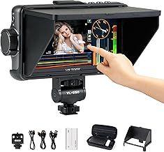 VILTROX 5.5 Inch 1200nits 4K 10bit HDMI Field Monitor, Touchscreen 3D LUT Portable Video Kit With Battery, On-Camera RGB Parade Histogram Waveform Focus Assist (DC-550 Pro)