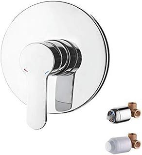 Ibergrif - Concealed Shower Mixer Tap with Body Valve, Chrome