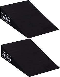 Squat Wedge Ramp Non-Slip YOGA Pilates Block Slant Board Calf Stretcher, Heavy Duty 2pcs EVA Foam Foot Ankle Knee Stretcher Leg Extender, Incline Board Platform For Heel Elevated Squat and Calf Raise