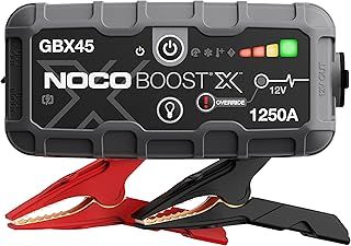 NOCO Boost X GBX45 1250A 12V UltraSafe Portable Lithium Car Jump Starter, Heavy-Duty Battery Booster Power Pack, Powerbank Charger, and Jump Leads for up to 6.5 L Petrol and 4.0 L Diesel Engines
