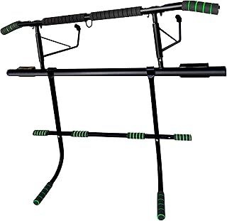 Door Pull Up Bars - Heavy Duty Door Pull Up/Chin Up/Dip Station for Door Frames & Floor Exercises