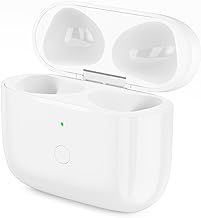 Charging Case Replacement Original Compatible with Air Pods 3rd Generation, Wireless Charger Case with Sync Button Bluetooth Pairing, Built in 600mAh Battery, Wired & Wireless Charging