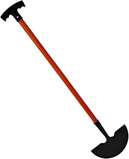 Unibos | HEAVY DUTY | Edging Knife | Gardening Edge Cutter | Boarder Edger Design | Lawn Edging Tool | Half Moon Lawn Edger | Sidewalks, Driveways, Gardens | Carbon Steel | 920mm