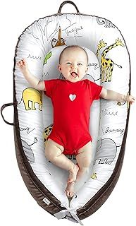 Baby Nest Pod for 0-12 Months, Cotton Lounger, Baby Essentials for Boys & Girls, Newborn Gift
