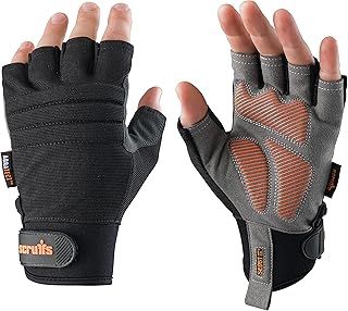 Scruffs Trade Fingerless Gloves Black L / 9 (T51004)