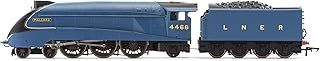 Hornby Steam Train - R3395TTS RailRoad LNER, A4 Class, 4-6-2, 4468 ‘Mallard’ - Era 3 00 Gauge Locomotives for Train Set, Engine Models for Adults - 1:76 Scale Model Gift