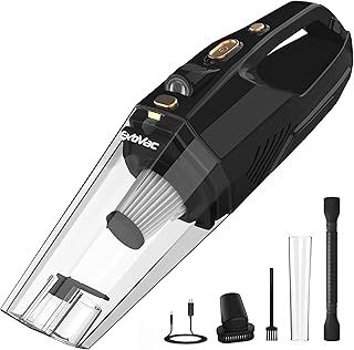 Handheld Vacuum, Powerful Car Vacuum Cleaner, Mini Rechargeable Car Hoover Cordless, Small Hand Hoover, Hand Held Portable Vacuum Cleaner, Wet Dry Use for Home/Car/Stairs/Pet Hair