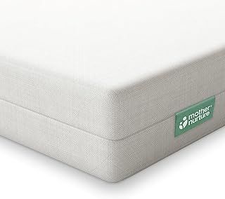 Mother Nurture Eco Fibre Cot Bed Mattress (120 x 60cm x 10cm) Breathable Baby Cot Bed Mattress for Comfy Night’s Sleep, Reversible & Hypoallergenic with Removable Cover for Easy Clean, BSI Tested