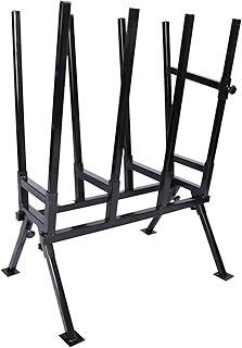 WilTec Foldable Saw Horse with Locking Clamp for Various Log Sizes Max. Capacity 400kg