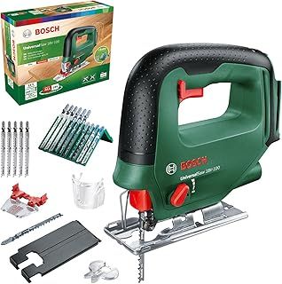 Bosch Home and Garden Cordless Jigsaw UniversalSaw 18V-100 (Without Battery, 18 Volt System, 15 pcs Jigsaw Blade Set Included, in Carton Packaging) – Amazon Edition 0603011101