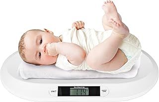 Trintion Baby Weighing Scale 20kg Digital Scale Infant Pet Weighing Scales Capacity 55 * 32cm Baby Scales Small Animal Scale Monitor Health Growth
